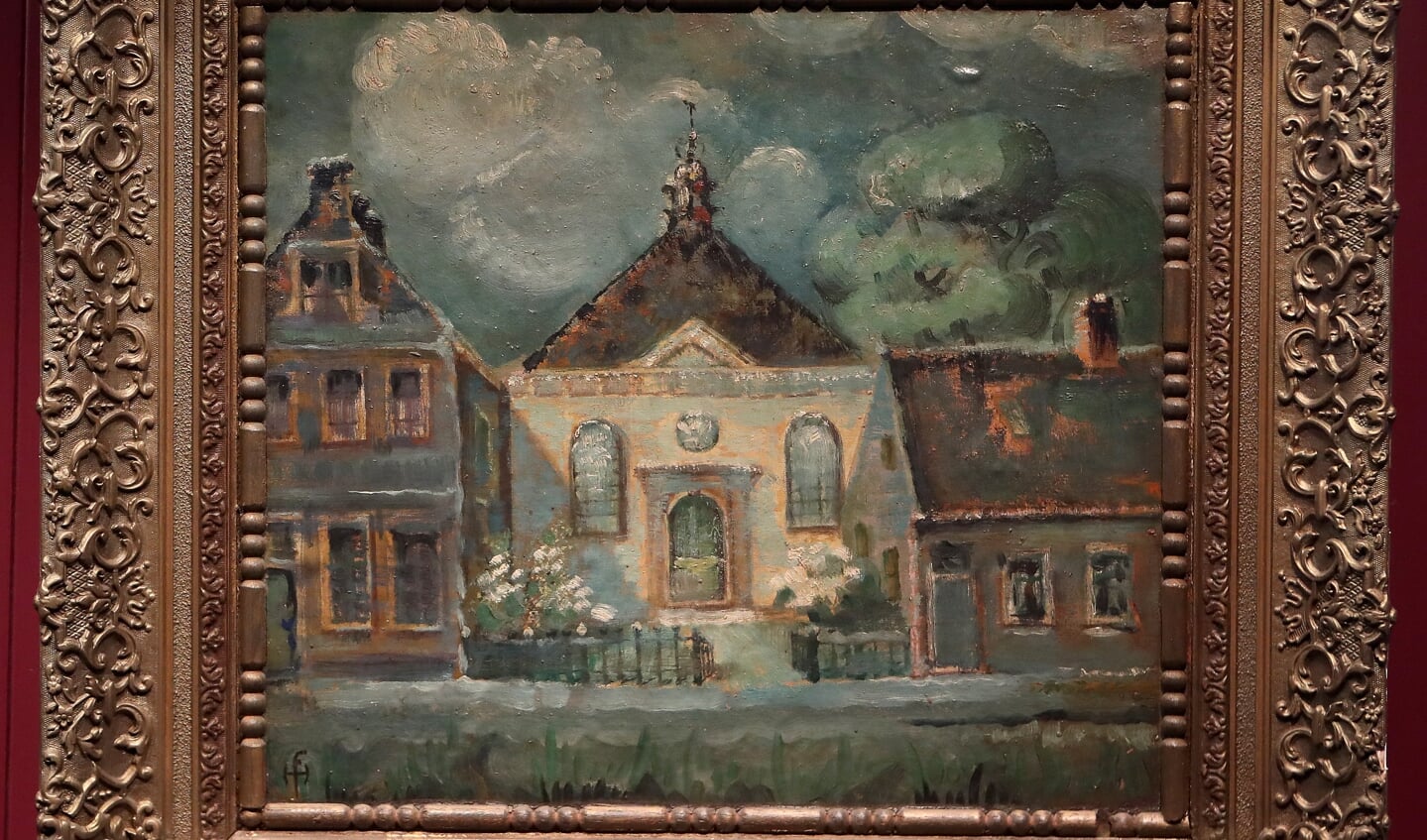 De Joodse synagoge aan de Langewal door Hein Froonen.