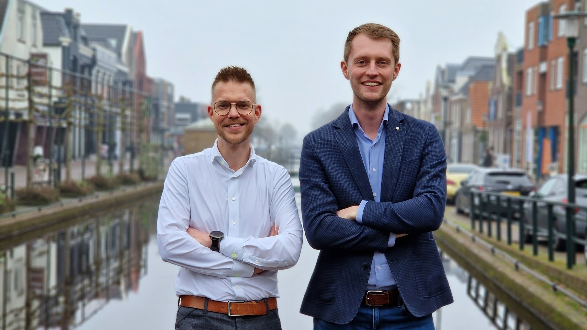 Eelke Veenstra en Jacob Heida, hypotheekadviseurs bij Van Campen & Dijkstra.