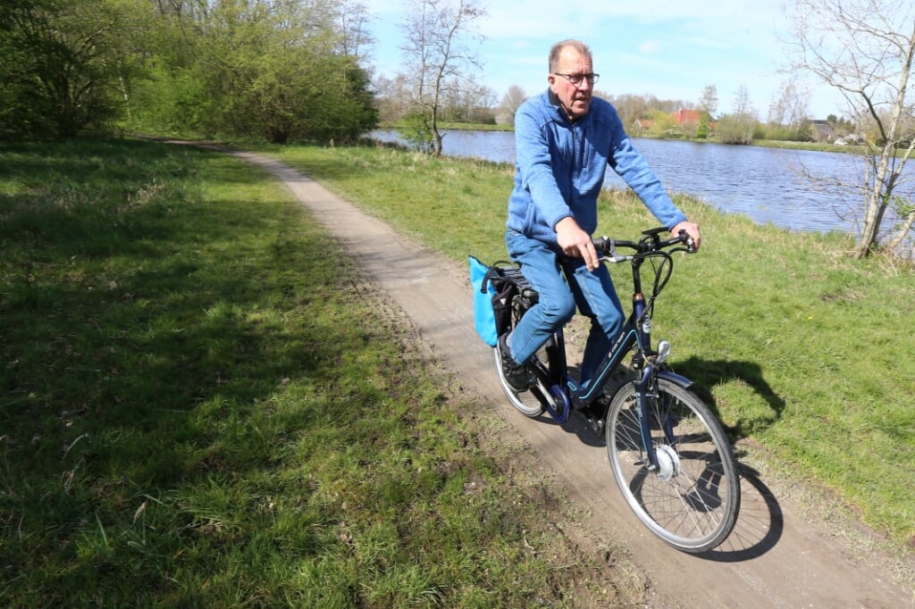 Henk Pots heeft al veel fietsroutes verkend.