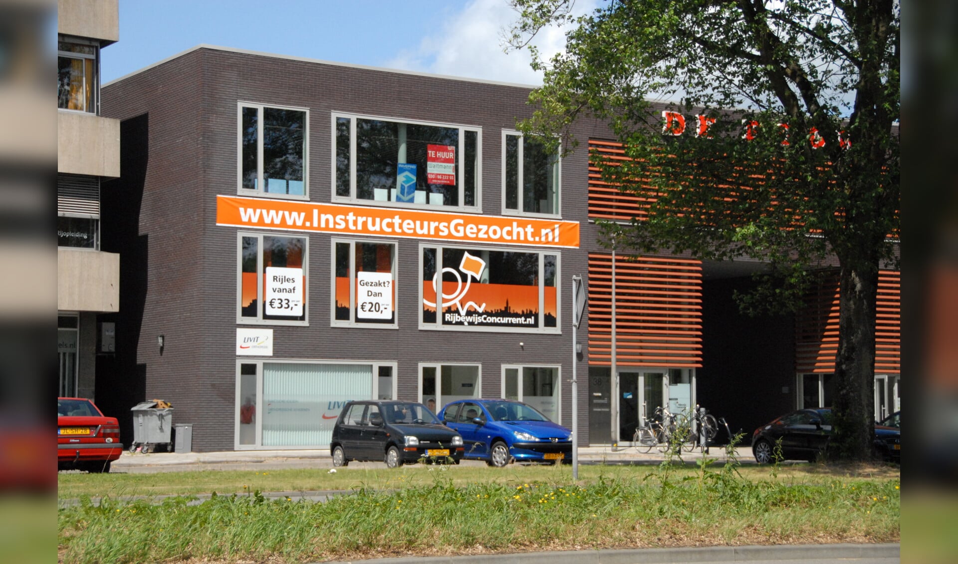 Een uiting in Utrecht van RijbewijsConcurrent tot en met 2012.