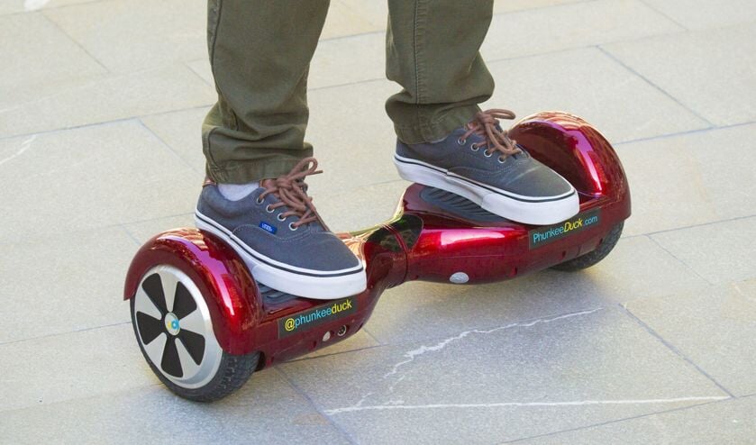 Ook voor het Hoverboard is de openbare weg verboden terrein.