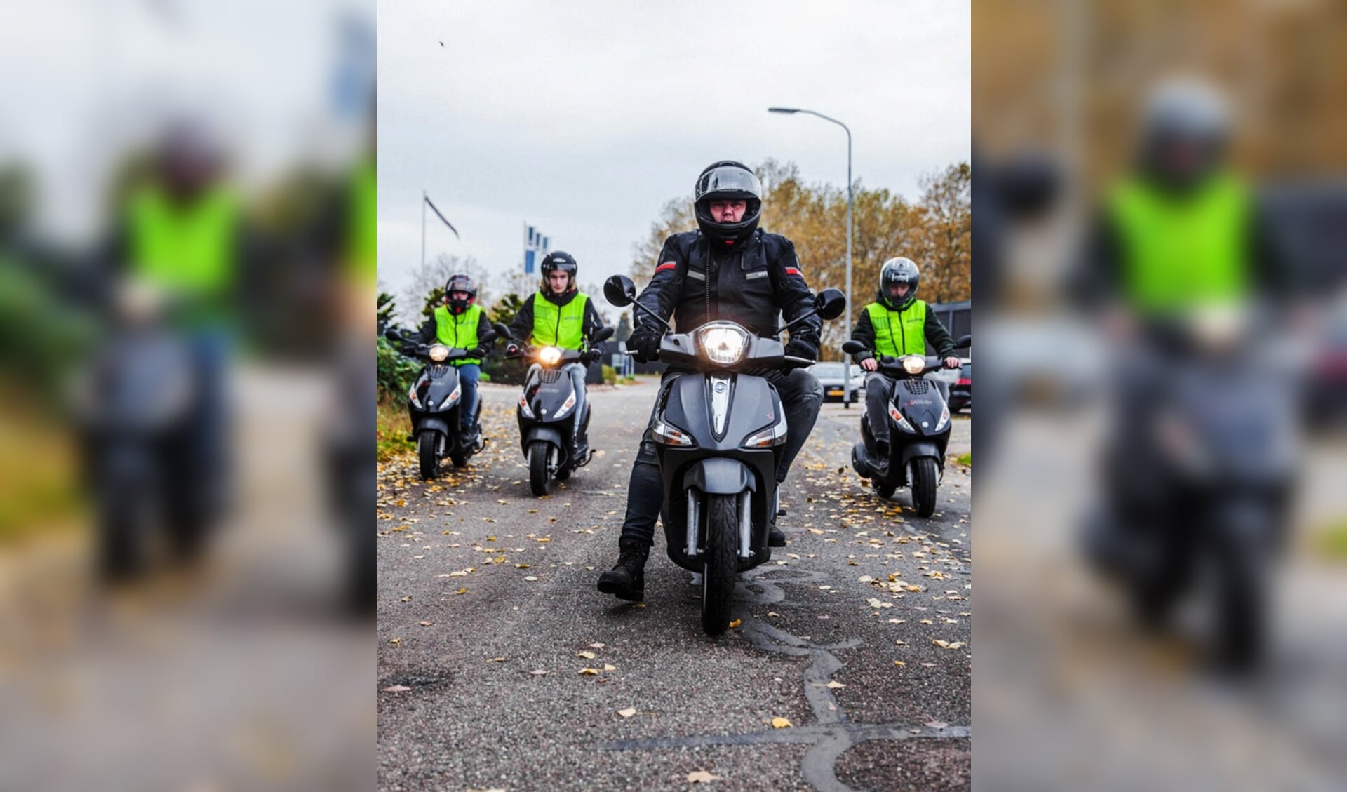 Marcel Nieuwland begon met motorrijlessen nadat hij van de Veiligheidsregio begreep dat hem geen strobreed in de weg wordt gelegd.