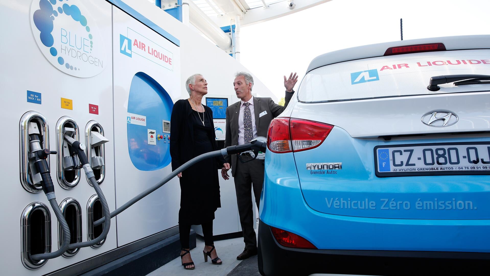 Hyundai werkt ook aan de ontwikkeling van auto's op waterstof.