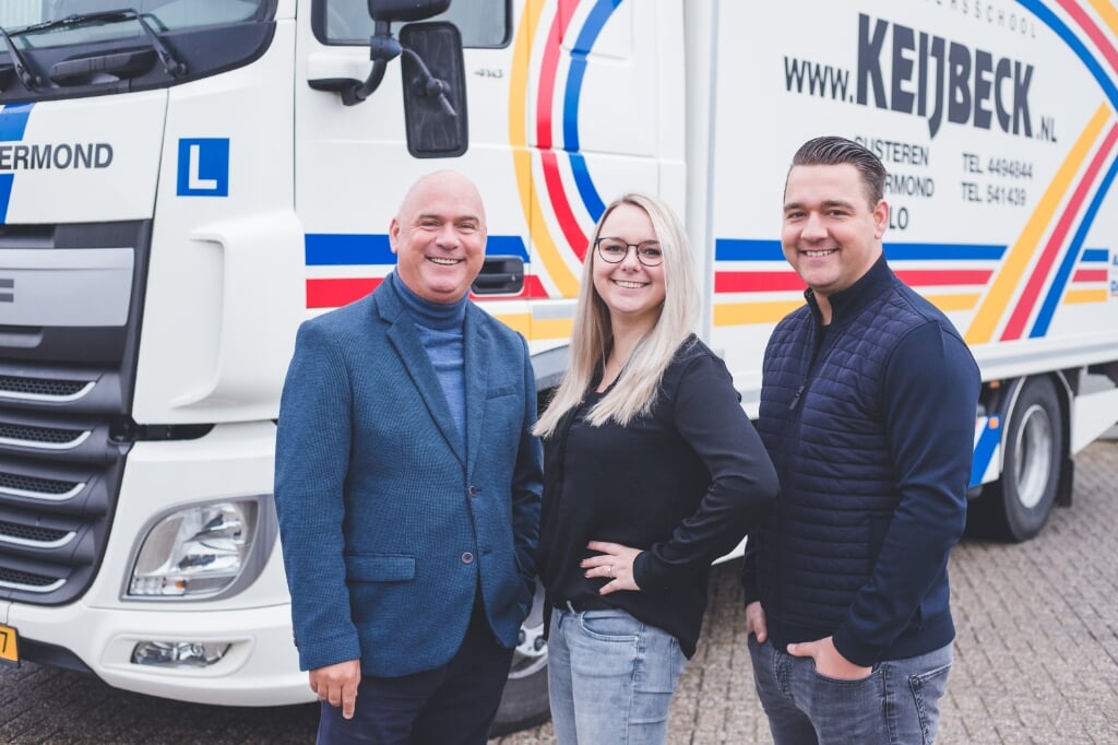 Jessie en Colin Keijbeck hebben inmiddels het bedrijf van hun vader overgenomen. .