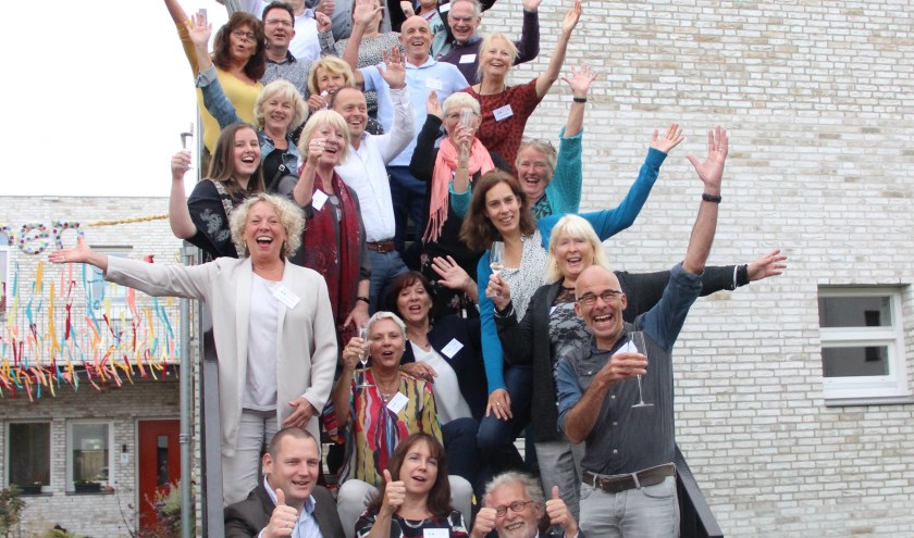 Het was een gezellig feestje met de nieuwe (Ooster)buren