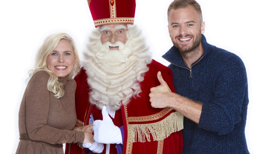 Showbizzkoppel Bettina Holwerda en Jim Bakkum schitteren samen met Sinterklaas in Sint on Ice