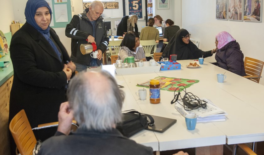 Buurthuis Copernikkel is een plek waar mensen uit de wijk elkaar kunnen ontmoeten. Foto: Olaf Smit