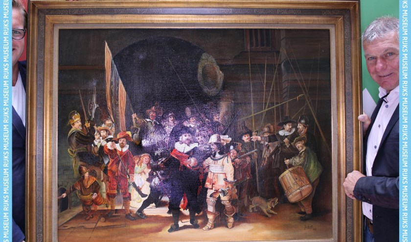 De Nachtwacht van Jan Liebregts is in volle glorie te zien in het Rijksmuseum