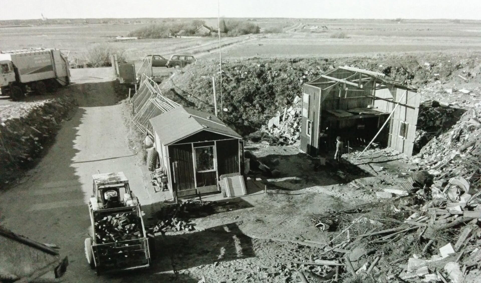 1991: De ontmanteling van de vuilstortplaats aan het Molwerk. 