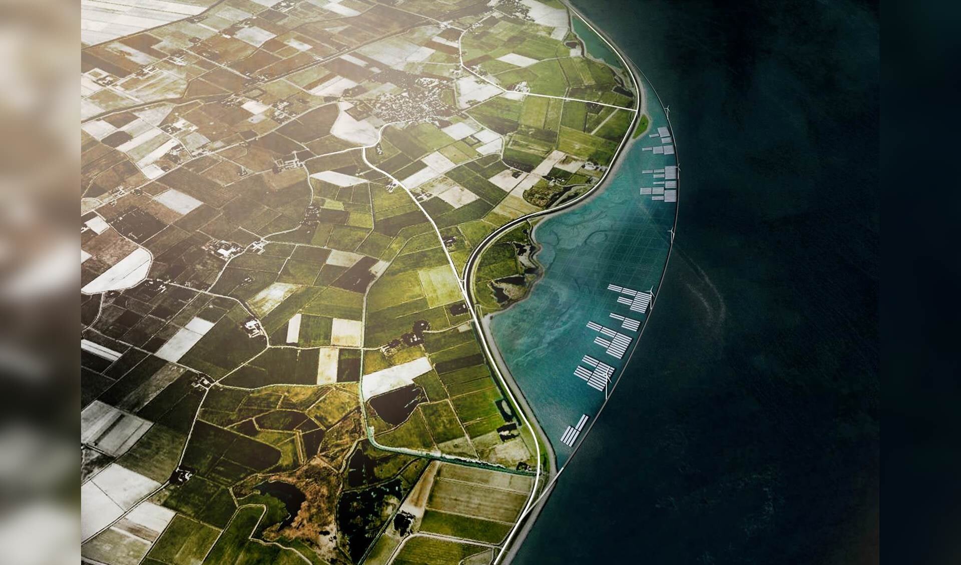 De ideeën van Planet Texel voor een energiebaai ten oosten van Texel.