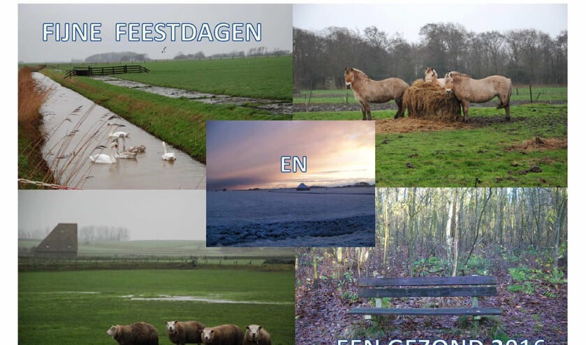 Deze creatieve kerstgroet kregen we van Willem Sangers.