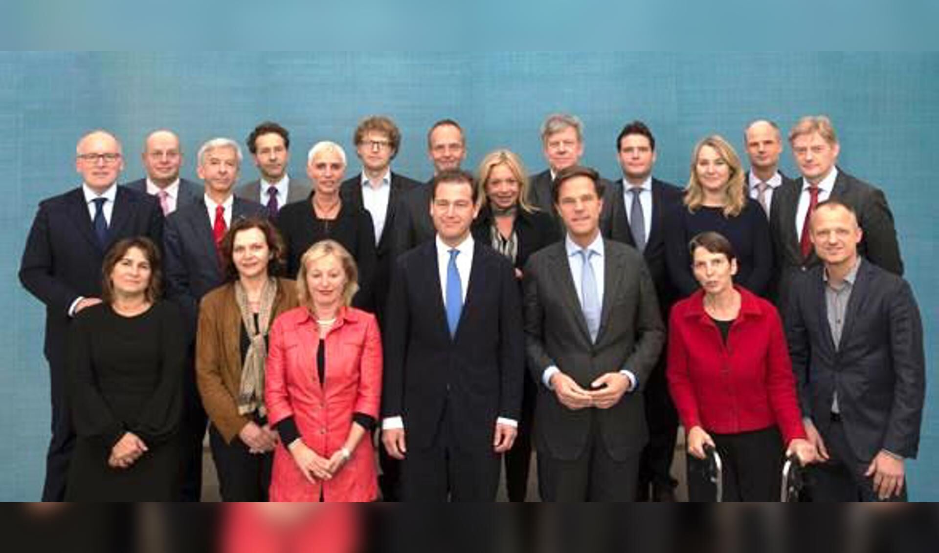 Het kabinet Rutte-Asscher dat in 2012 van start ging.