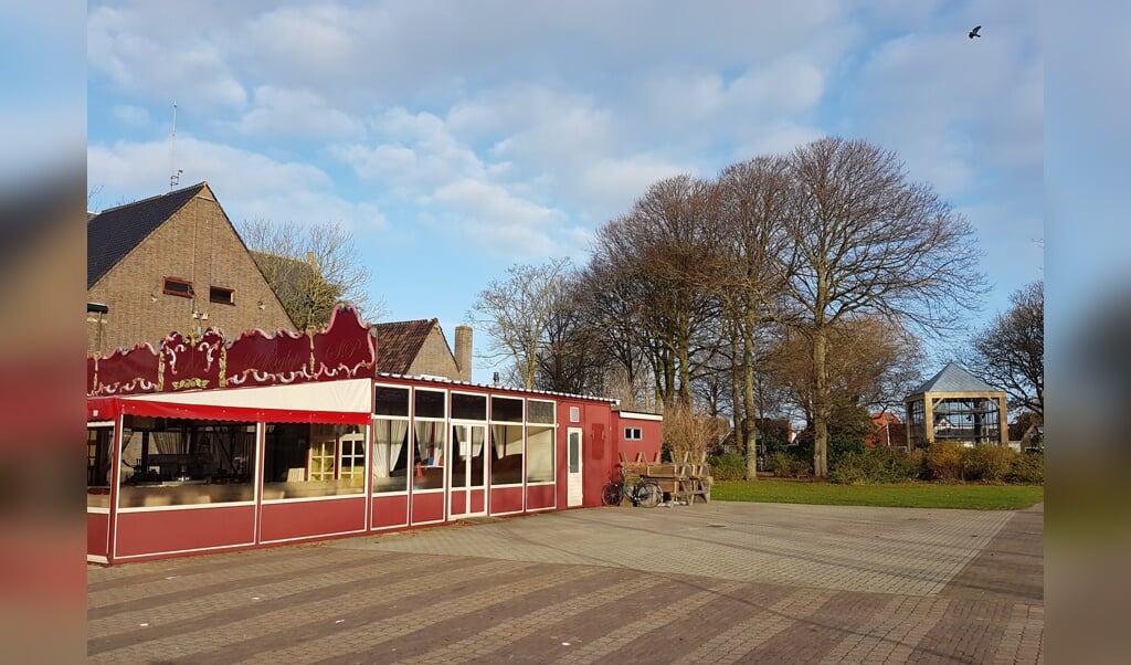 De nieuwe locatie voor de kraam van eetcafé De Parkstraat.