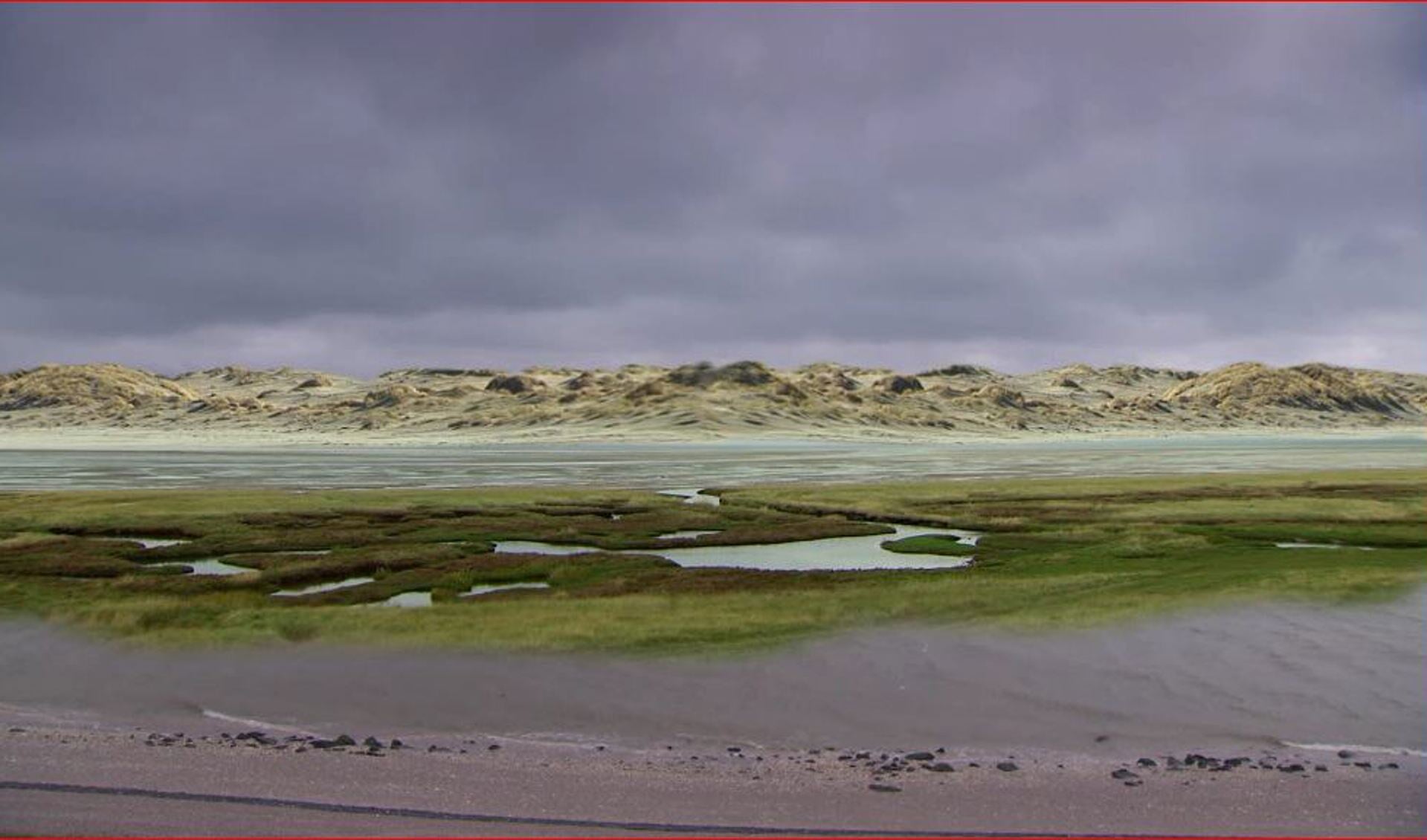 Afbeelding van de toekomstige zanddijk bij de PH-dijk. (Bron Programma Naar een Rijke Waddenzee)
