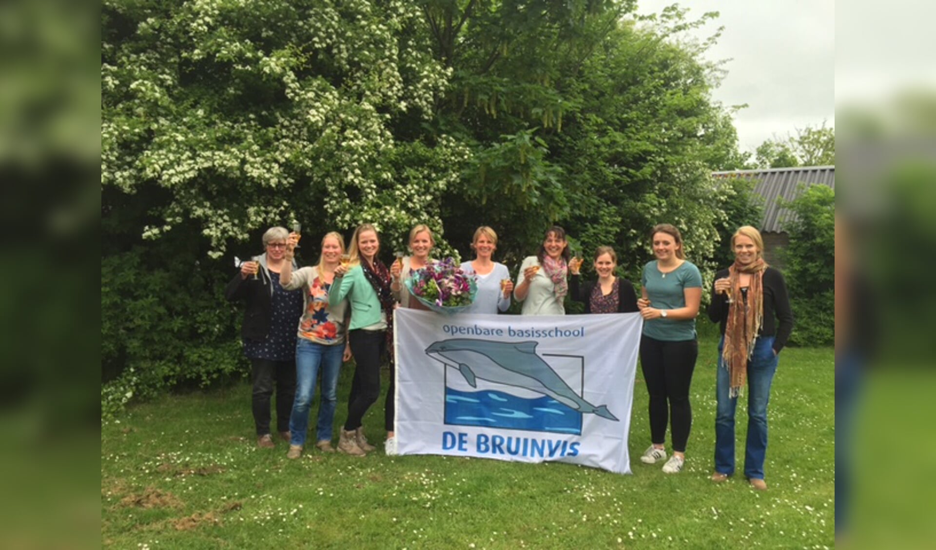 Het team van De Bruinvis in Oudeschild.