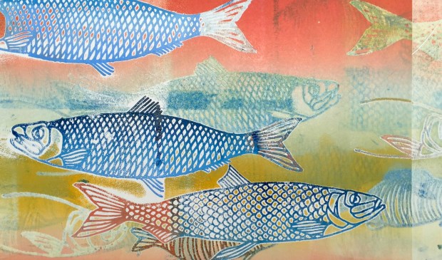 Maurice Christo van Meijel: Haringzee (2016) monoprint