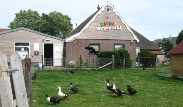 De kinderboerderij in Den Burg.