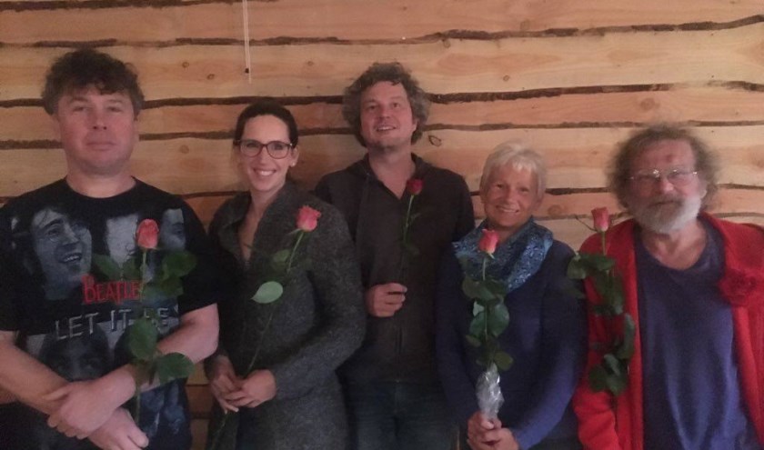 Nils Lely, Lara Kiljan, Remko van de Belt, Yolanda Legierse en Dries Veltkamp.