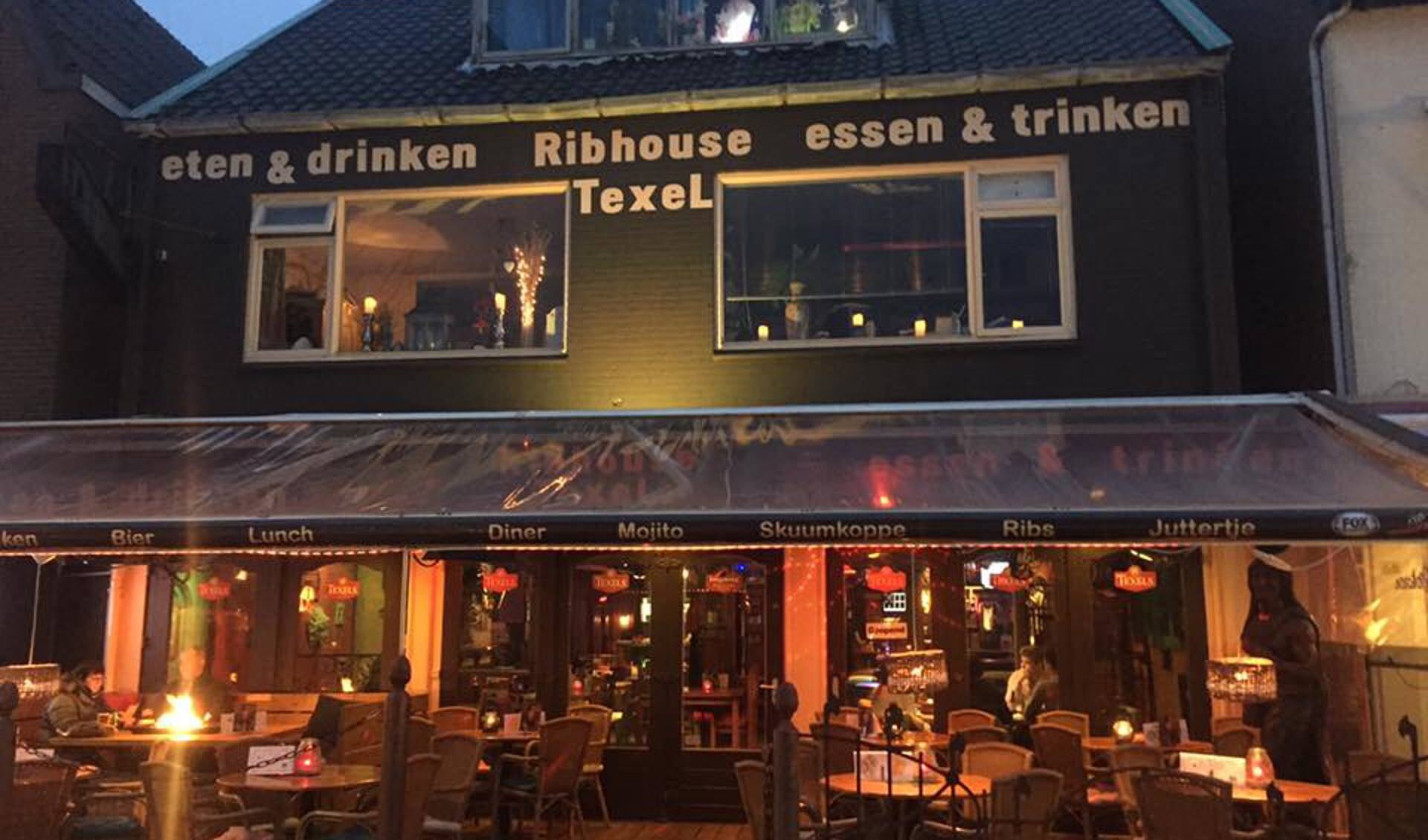 Het voormalige Talk of The Town, nu Ribhouse Texel. 
