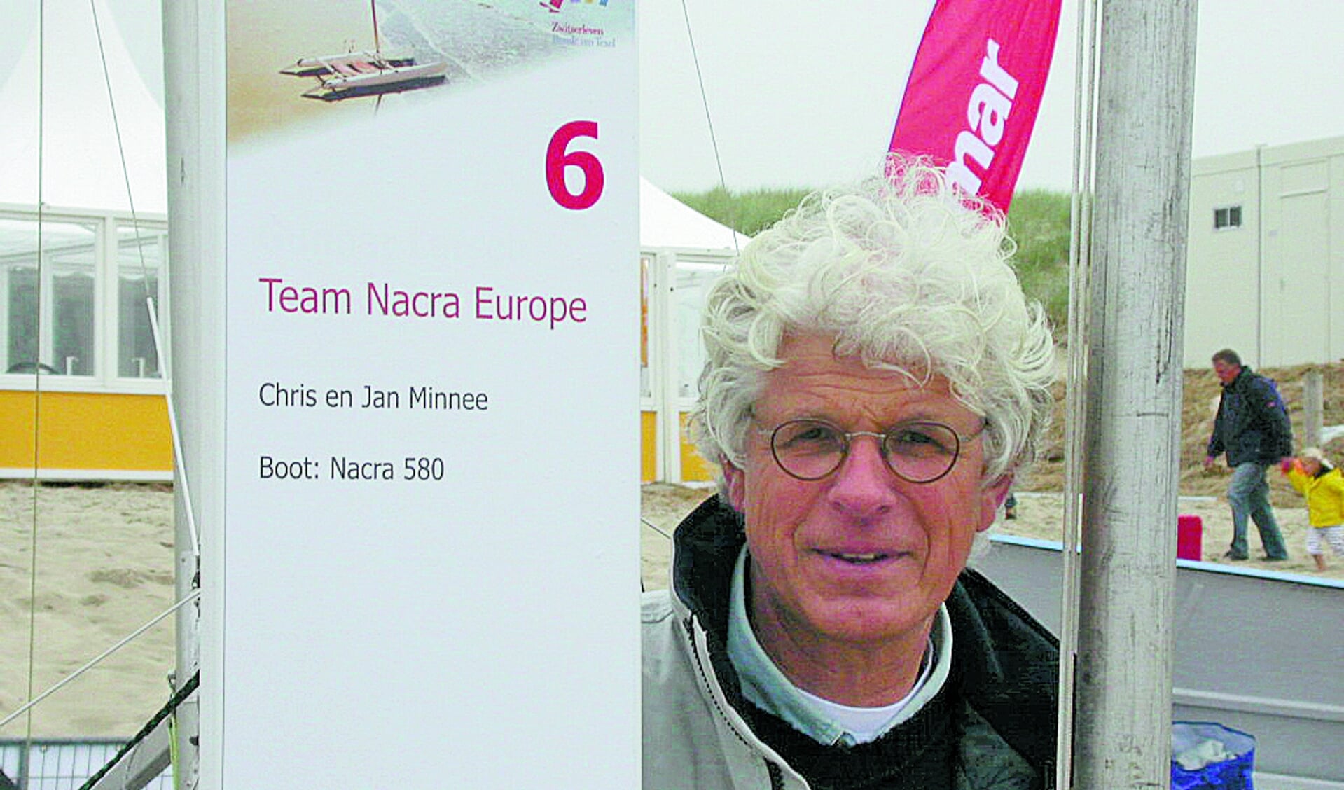 Chris Minnee, deelnemer aan de Ronde om Texel sinds 1978.
