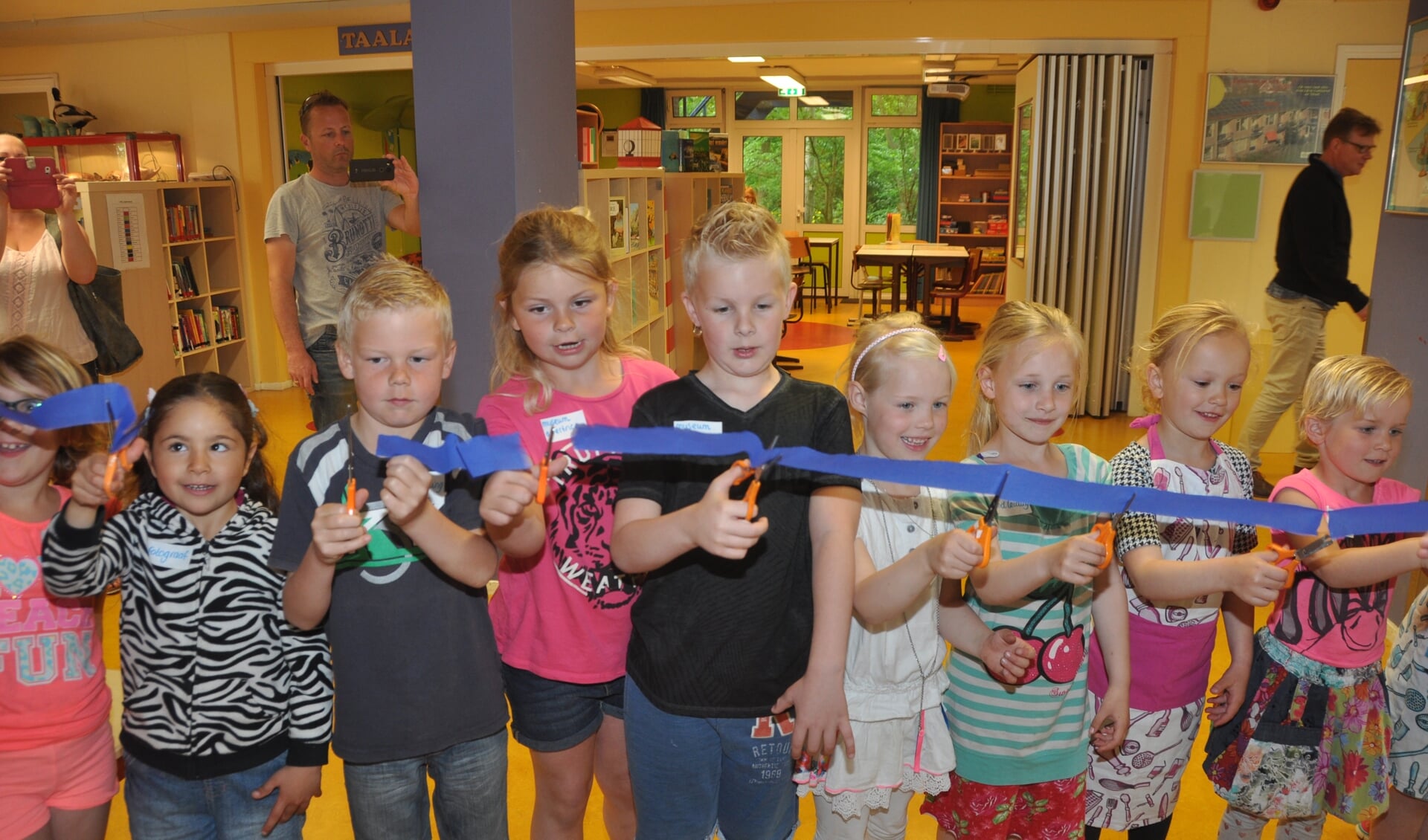 De kinderen van groep 3 van de Thijsseschool openen hun eigen museum.