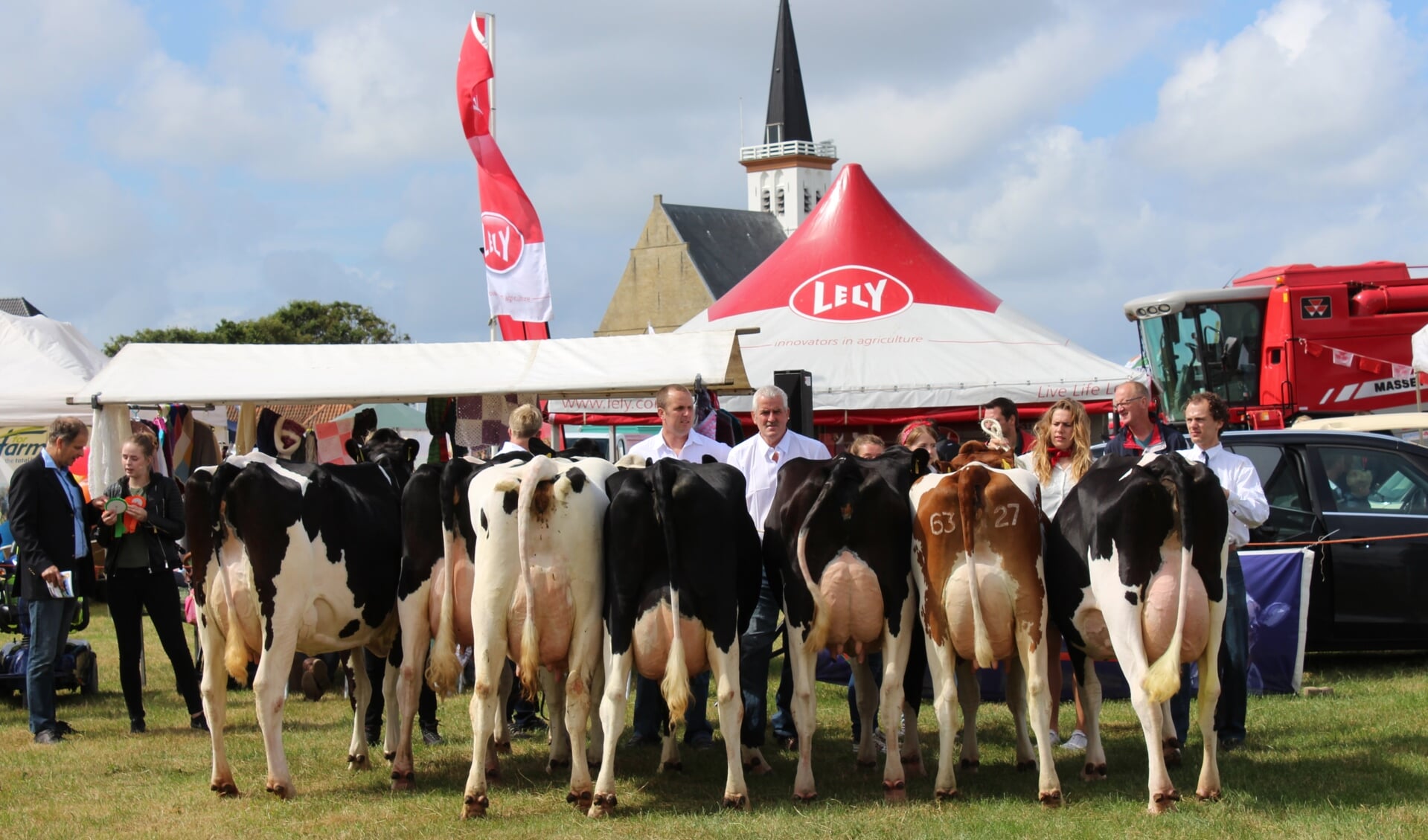 De koeienkeuring is één van de onderdelen op het programma van Landbouwdag Texel. 