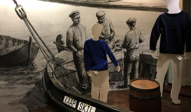Stap je aan boord in de expositie over kindervisserstruien