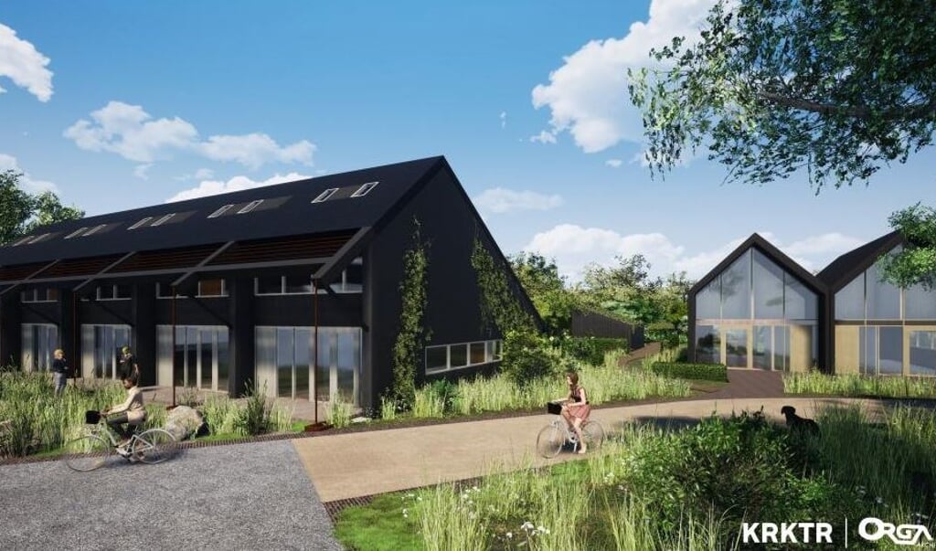 Impressie van de vijftien nieuw te bouwen duurzame koopwoningen in De Tuunen.