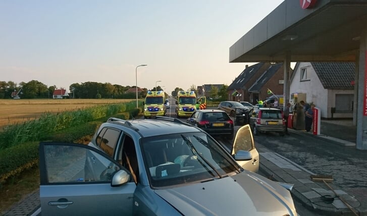 Het ongeval op de Postweg in Zuid-Eierland.