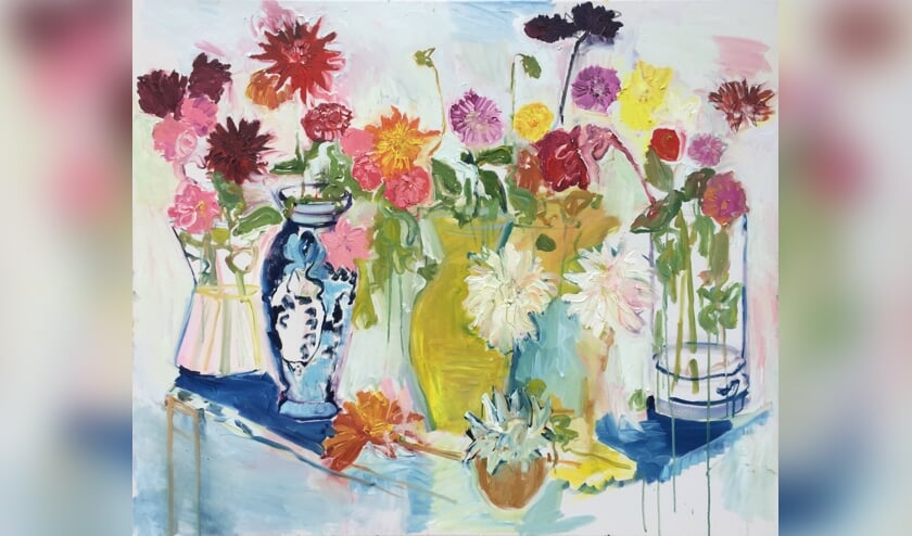 Betteke Akkerman: Dahlia's in Galerie Posthuys