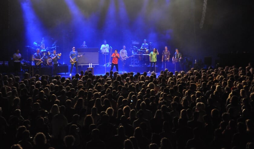 Feest in de Evenementenhal tijdens het concert van Hazes enkele weken geleden.