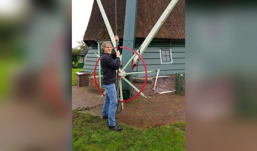 Hans Smallenbroek tijdens het examen