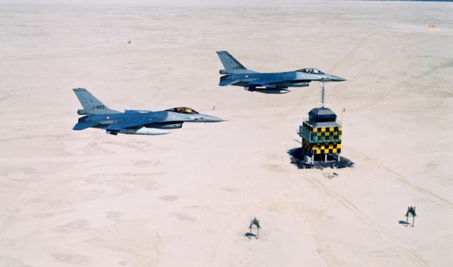 Straaljagers in actie boven de Vliehors.