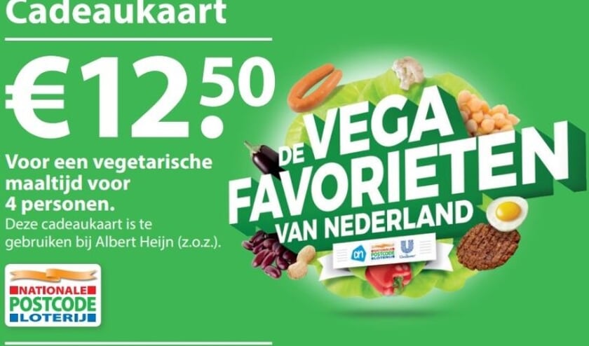 De vegetarische cadeaukaart.
