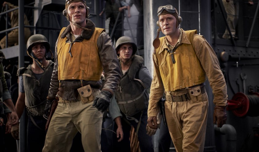 Dick Best en Clarence Dickinson in midway..