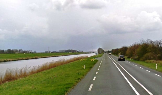 De N9 tussen Den Helder en Alkmaar.