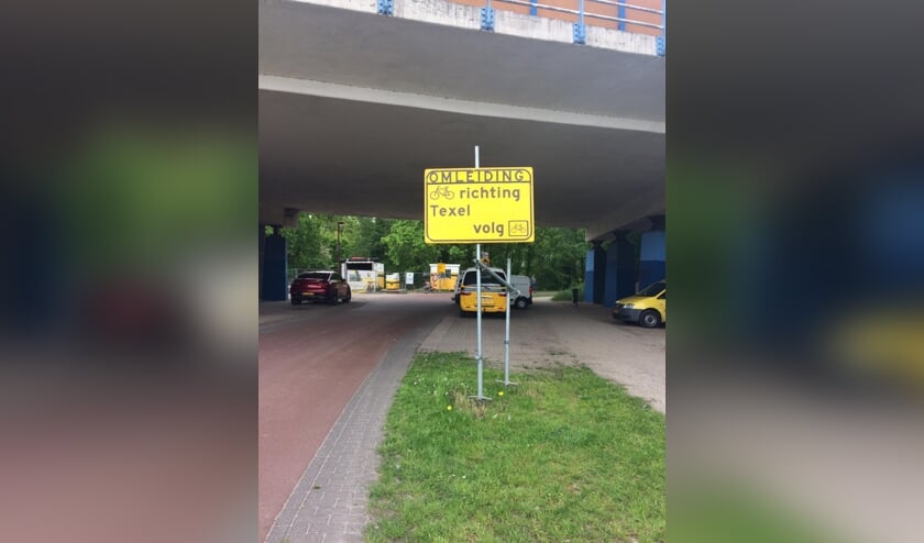 Omleidingsroute in Utrecht...