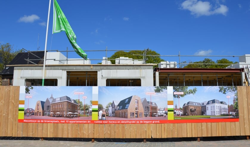 Impressie van de nieuwbouw op de Groeneplaats.