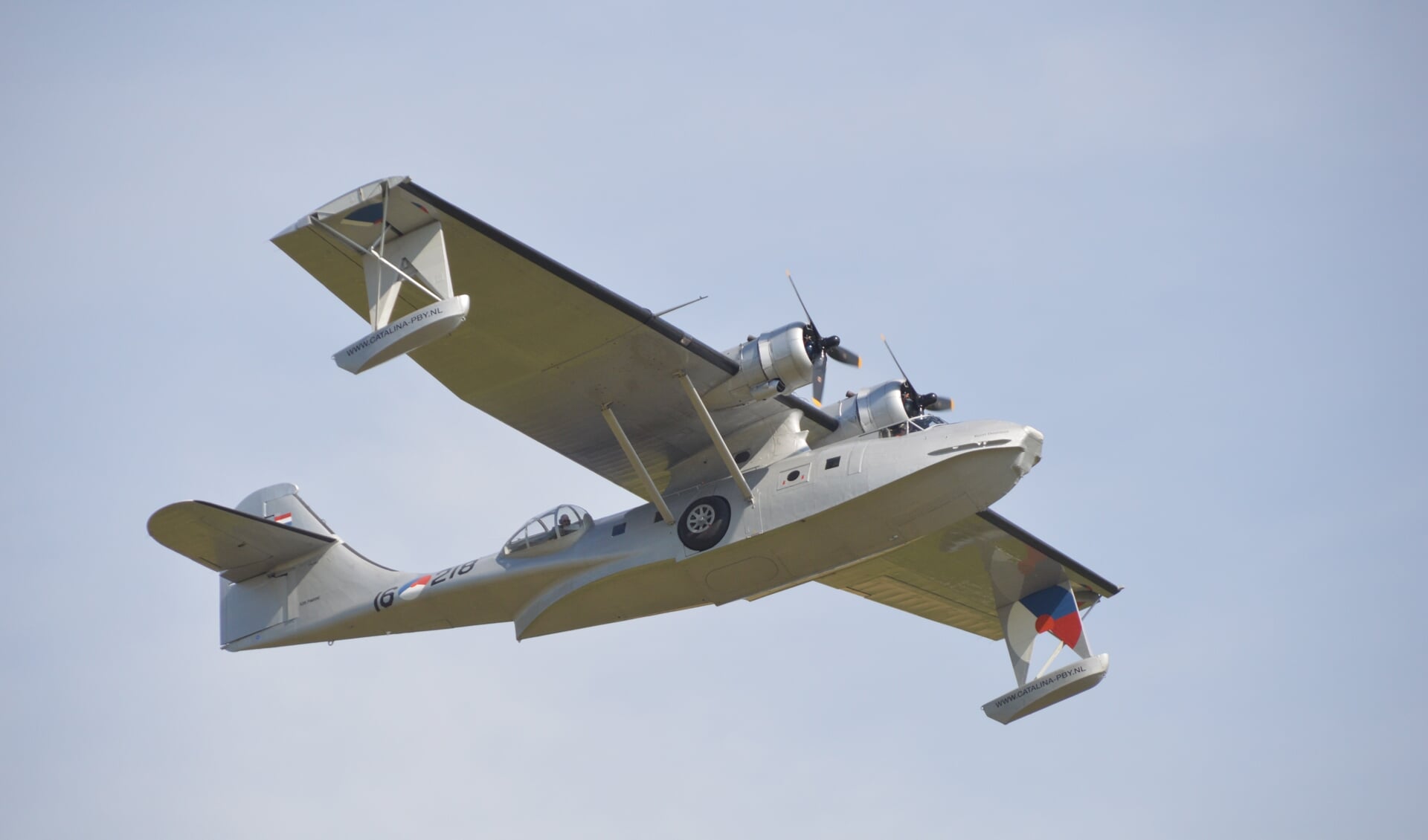 De Catalina tijdens de Texel Airshow in 2015.