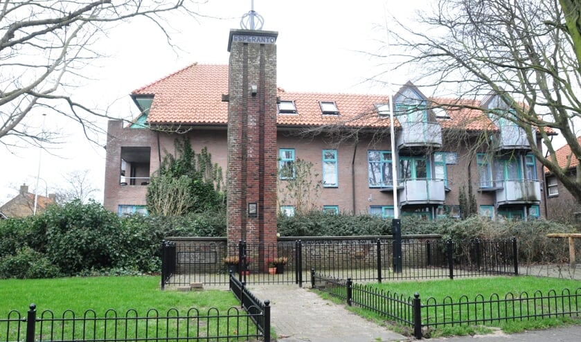 Het Esparanto monument aan de Kogerstraat.