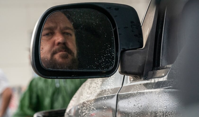 <p>Russell Crowe speelt een gevaarlijke psychopaat in Unhinged.</p>