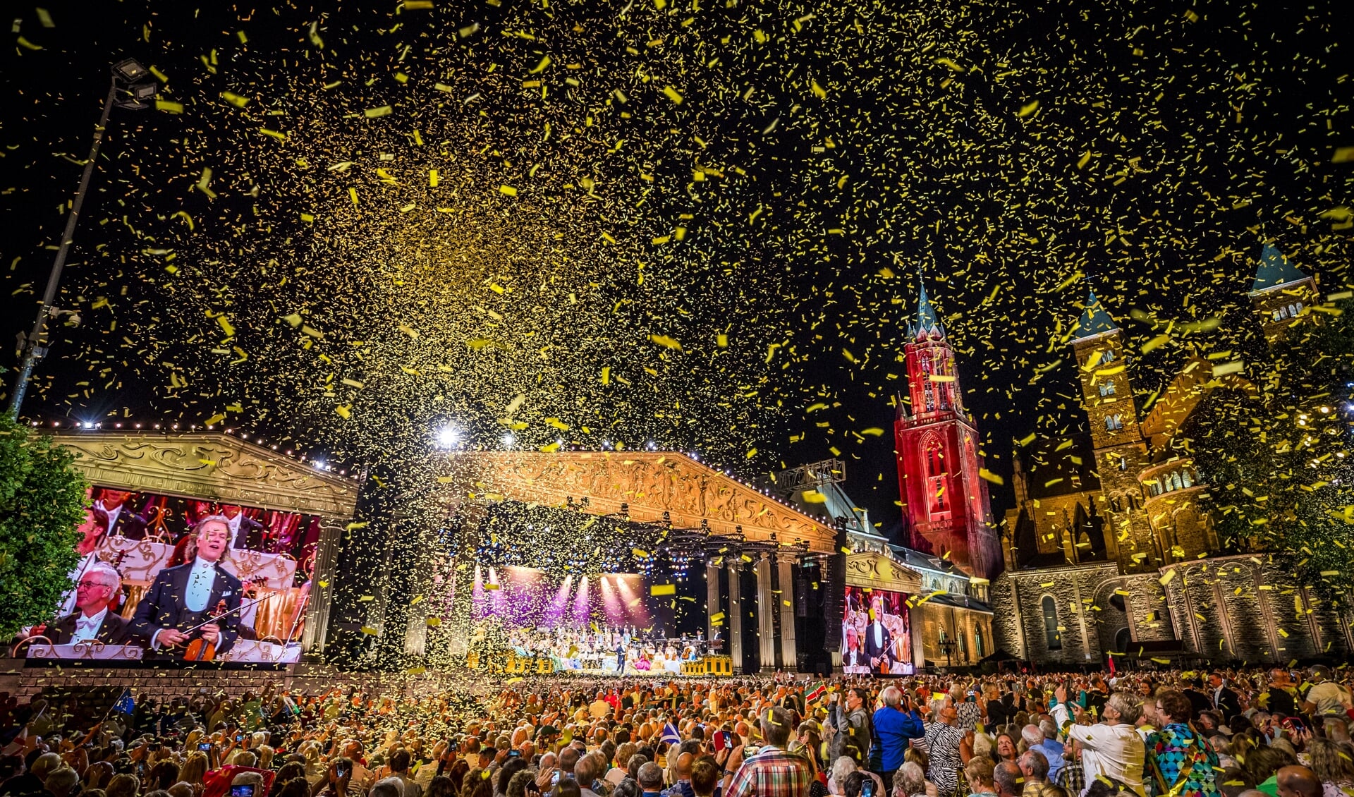 André Rieu op het Vrijthof in Maastricht.