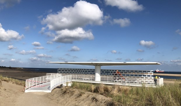 Het nieuwe uitkijkpunt bij het PH-gebied.