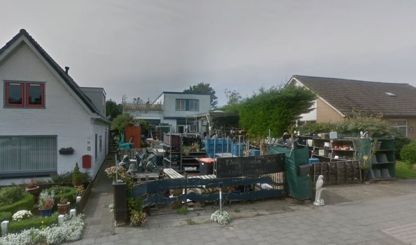 De oude situatie van het bedrijf dat aan de Beatrixlaan in Den Burg was gevestigd.