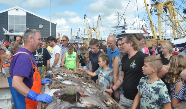 Uitleg over diverse soorten vis op het HavenVIStijn van 2019.