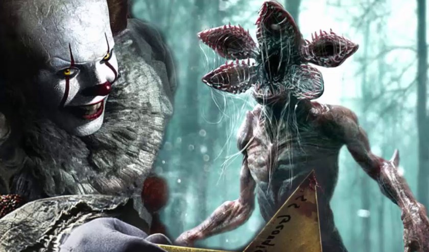 Bill Skarsgård speelt de rol van Pennywise.