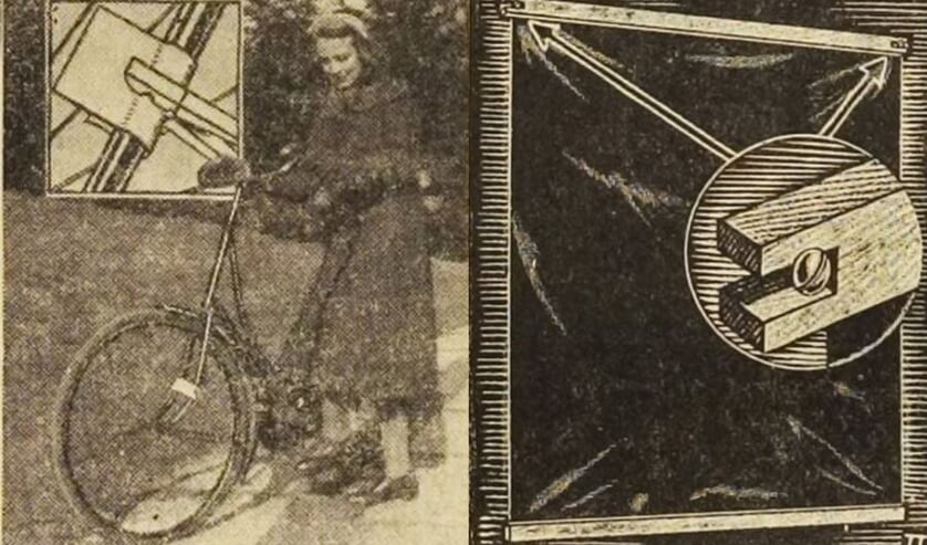 Na de Nederlandse capitulatie uitleg over een klapper op de fiets en verduistering van een raam. 