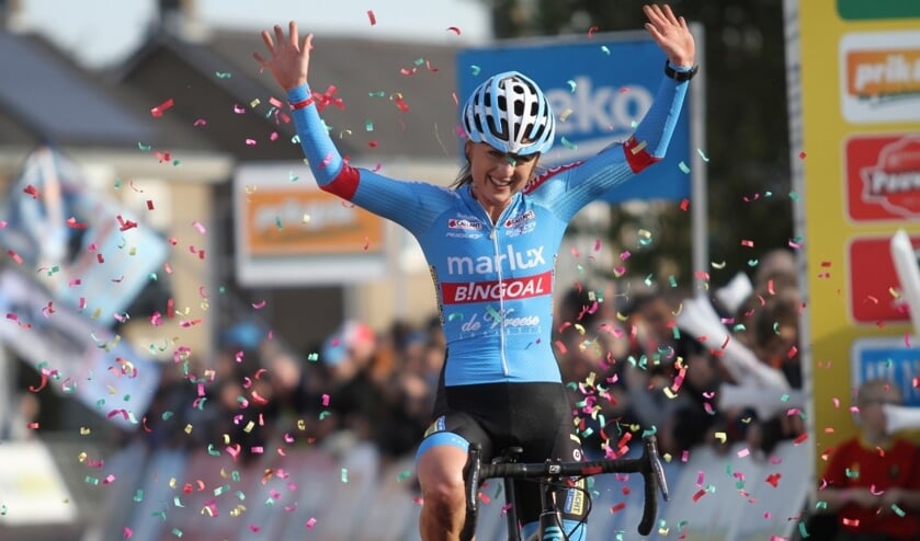 Veldrijdster Denise Betsema boekte dit seizoen de ene de andere overwinning.
