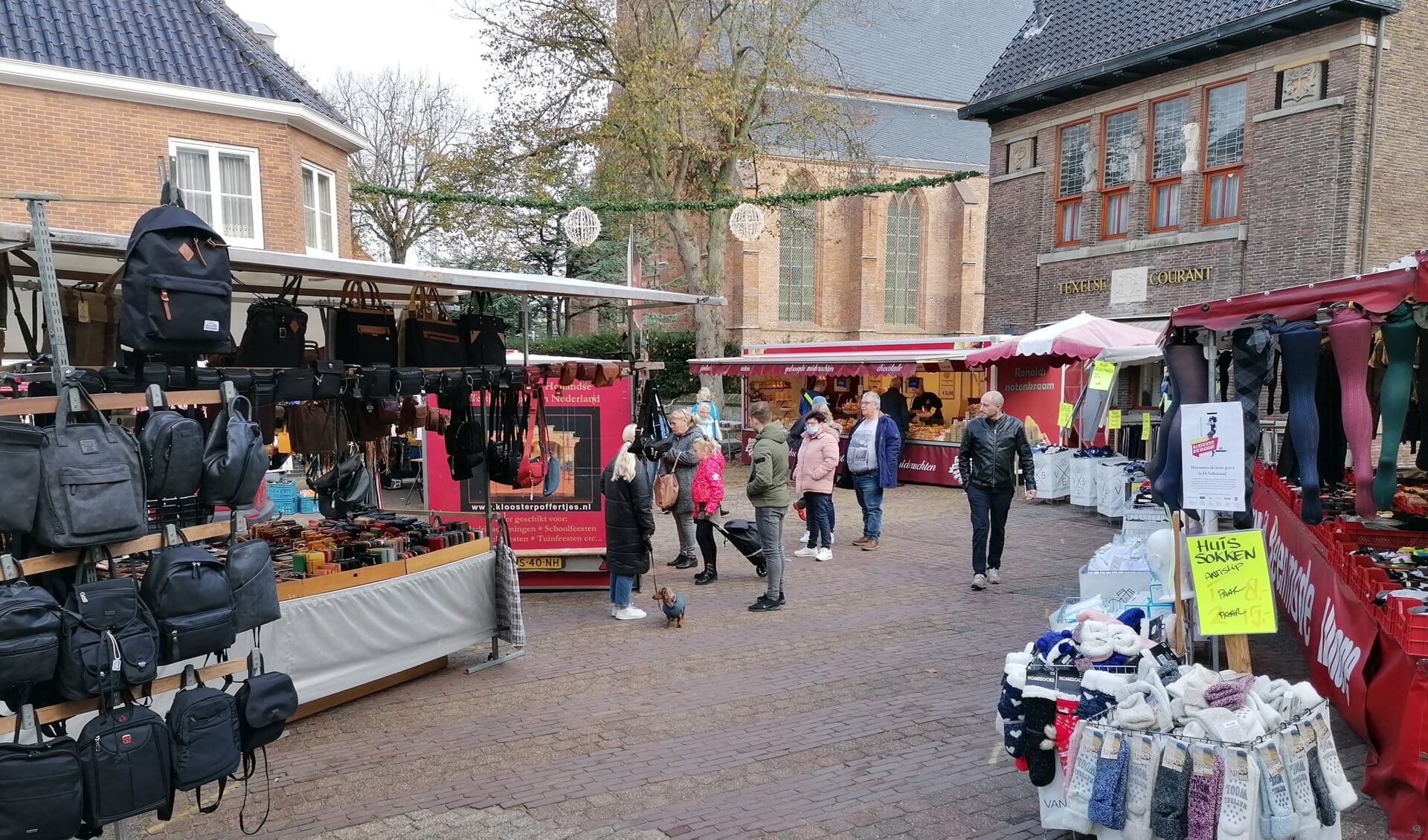 Markt in Den Burg. 