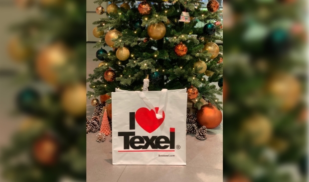 De tas van 'I Love Texel'.